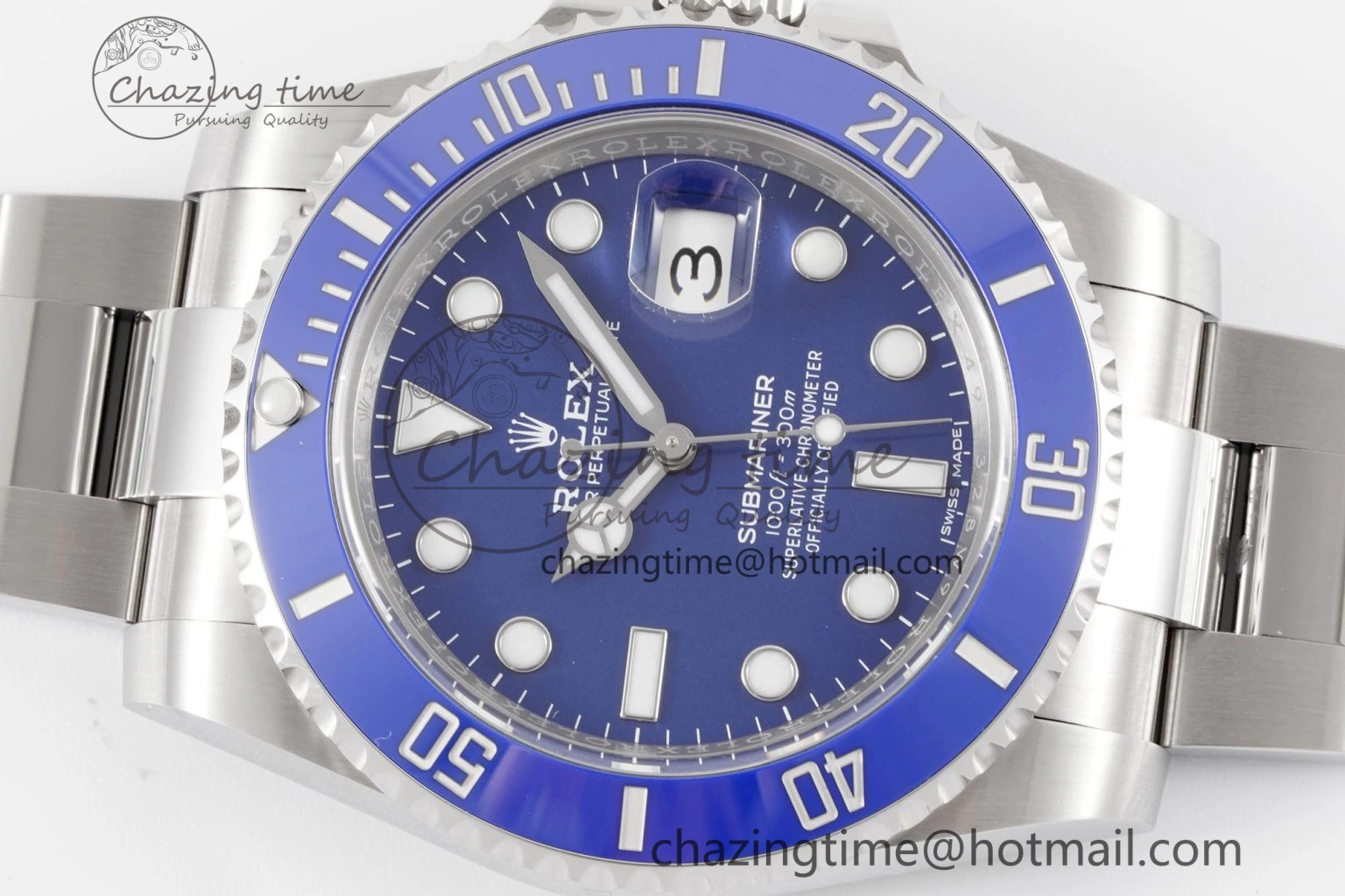 Submariner 40mm 116619 LB Blue Ceramic 904L Steel Clean 1:1 Best Edition VS3135