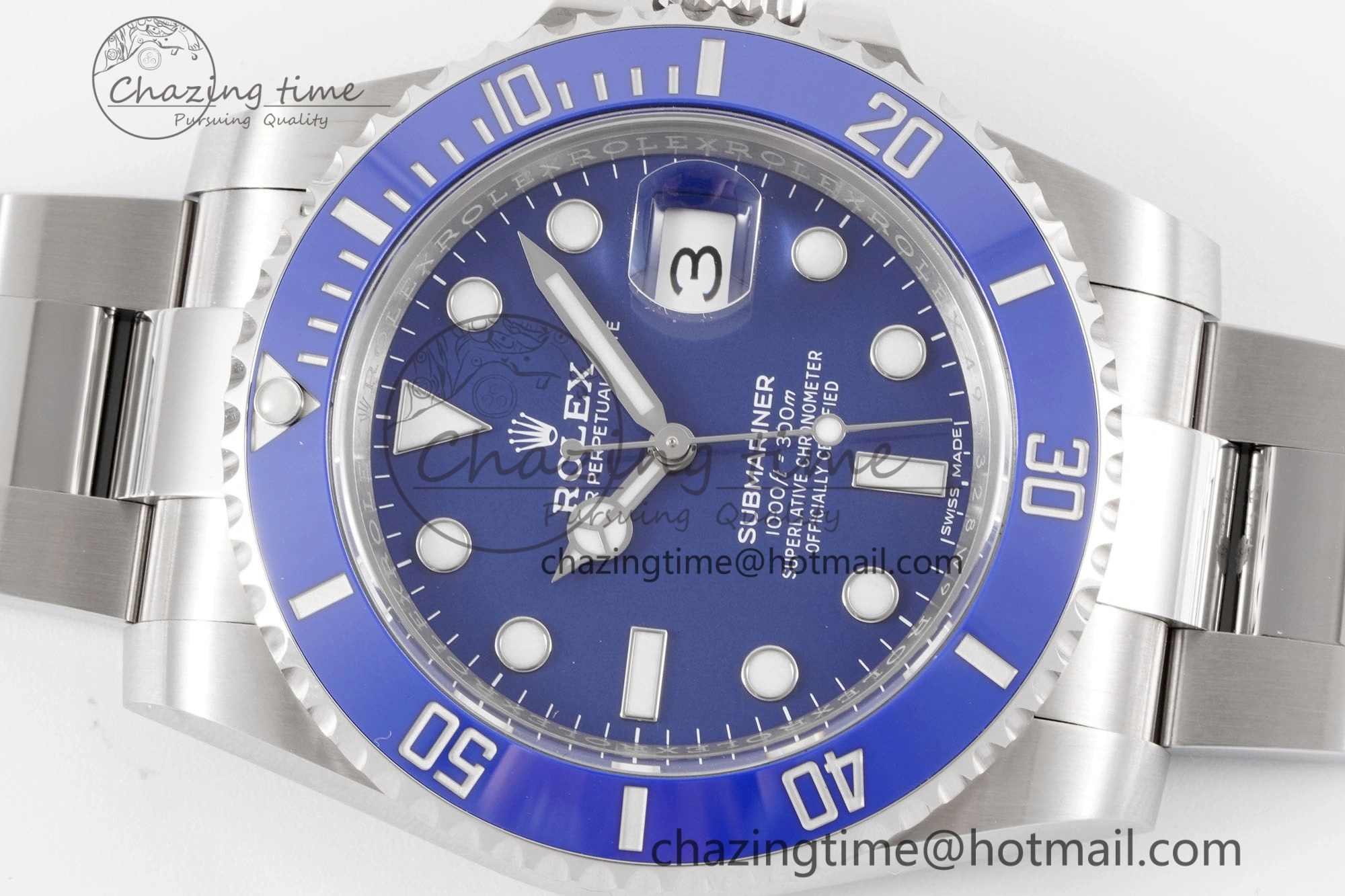 Submariner 40mm 116619 LB Blue Ceramic 904L Steel Clean 1:1 Best Edition VS3135