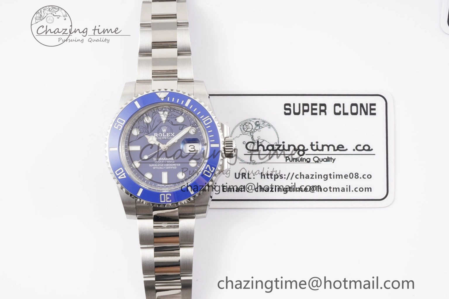 Submariner 40mm 116619 LB Blue Ceramic 904L Steel Clean 1:1 Best Edition VS3135
