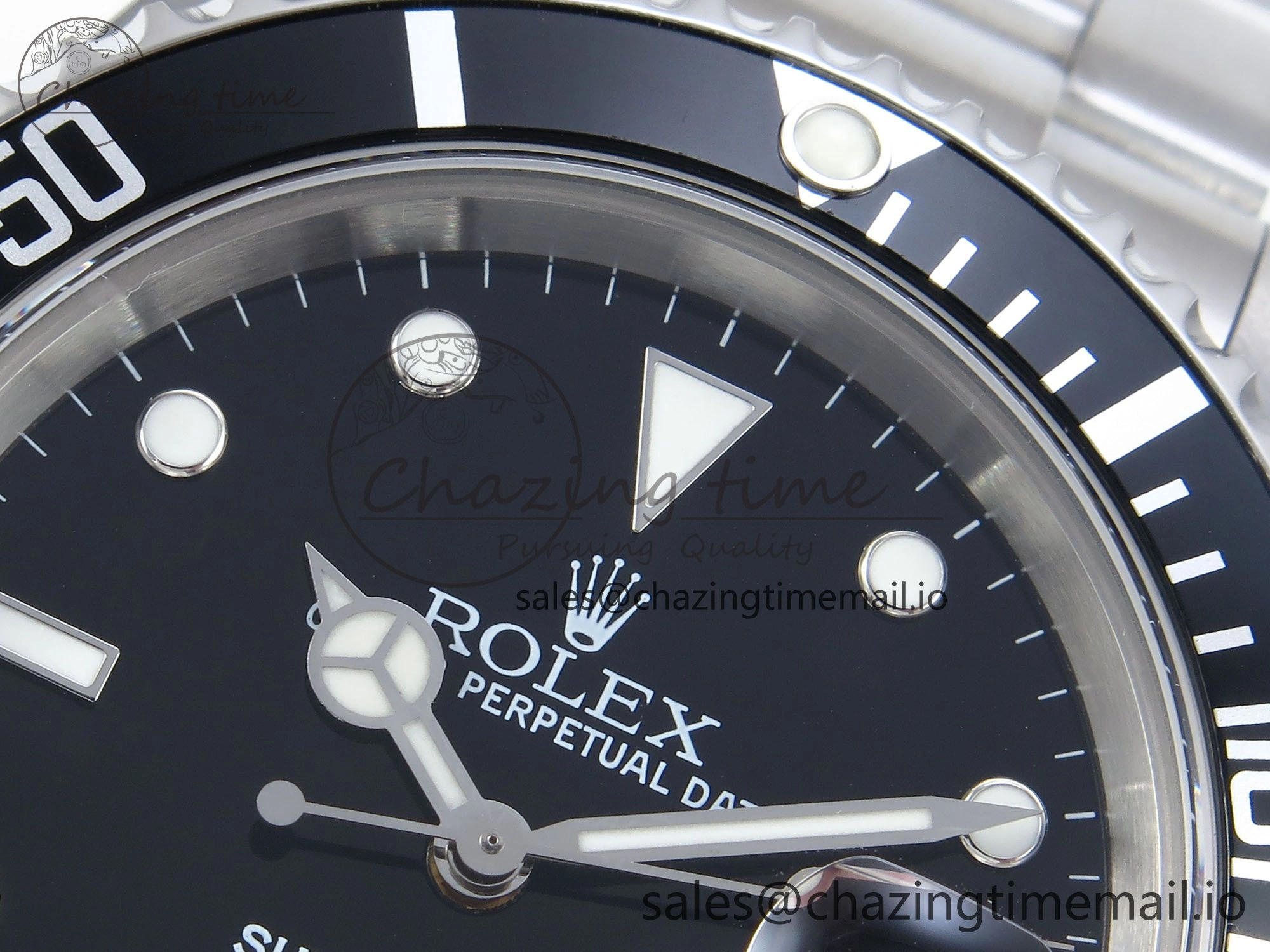 Submariner 40mm 16610 LN Black Ceramic TWF 1:1 Best Edition on Bracelet SH3135 (NO REHAUT ENGRAVING)