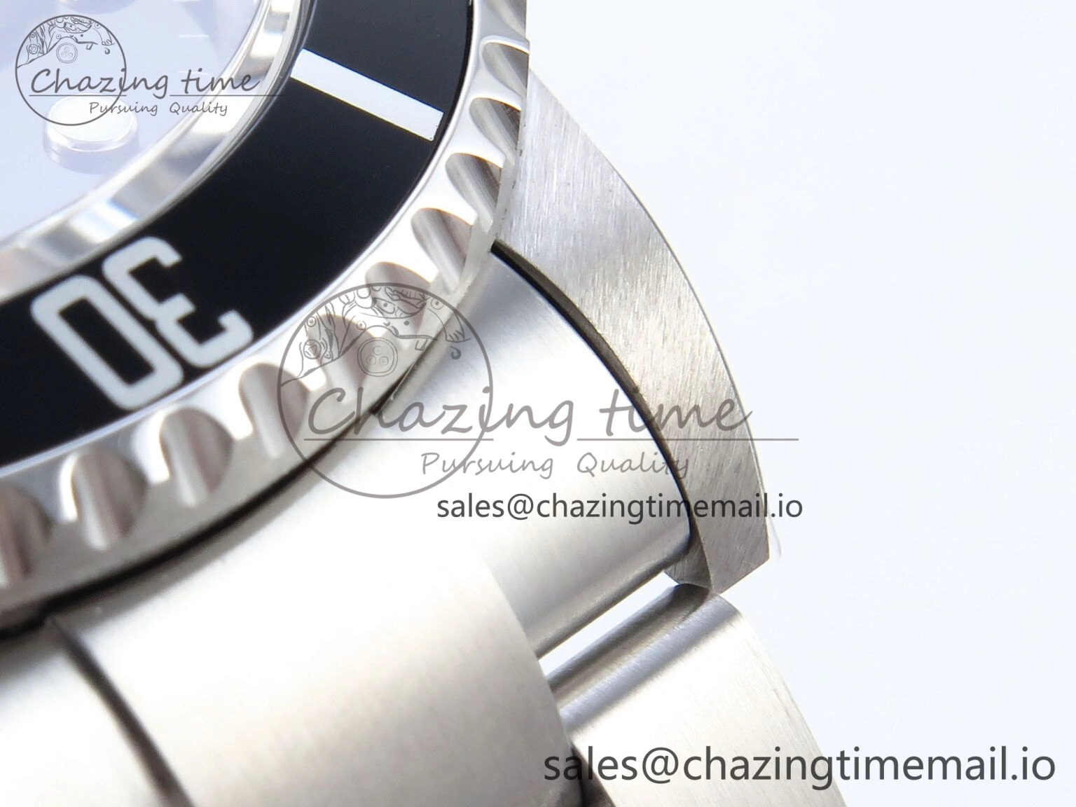 Submariner 40mm 16610 LN Black Ceramic TWF 1:1 Best Edition on Bracelet SH3135 (NO REHAUT ENGRAVING)