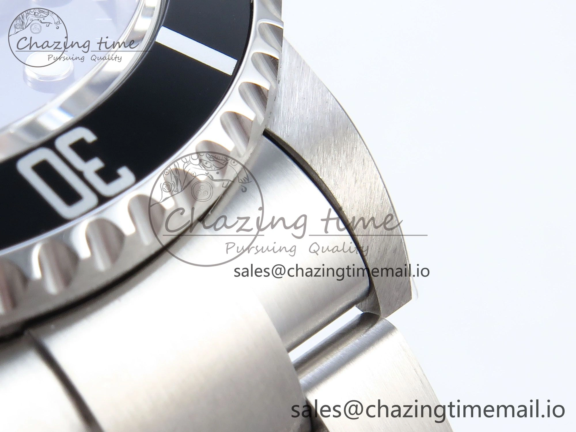 Submariner 40mm 16610 LN Black Ceramic TWF 1:1 Best Edition on Bracelet SH3135 (NO REHAUT ENGRAVING)