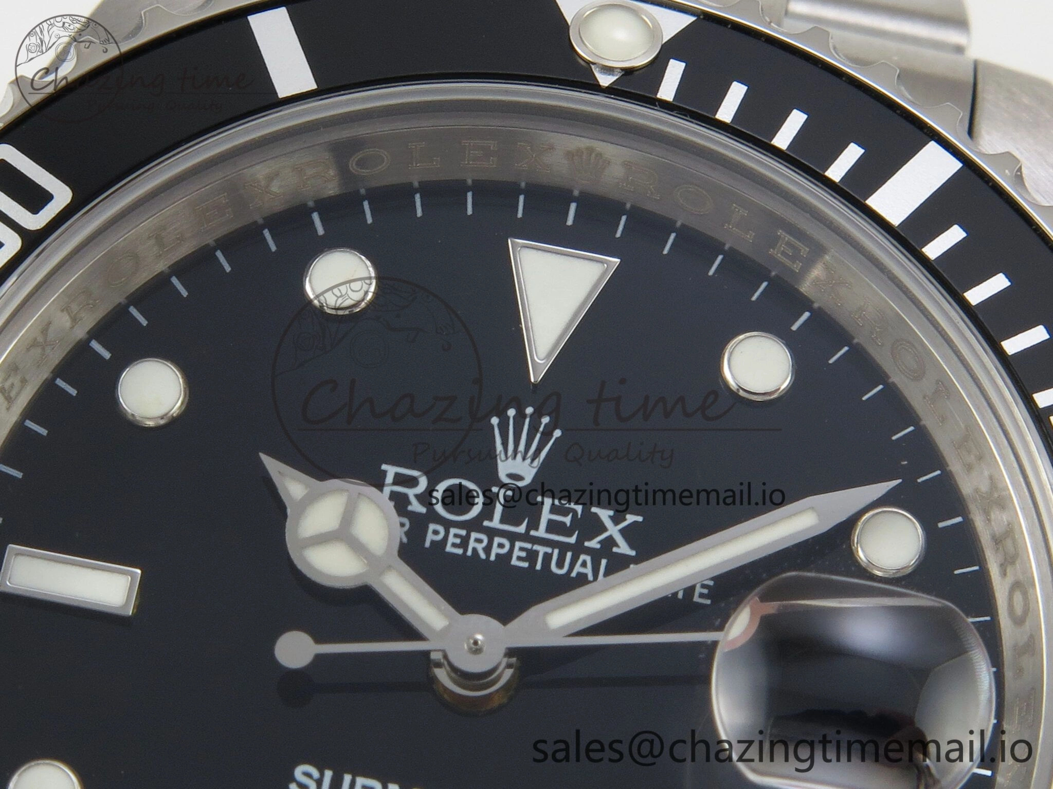 Submariner 40mm 16610 LN Black Ceramic TWF 1:1 Best Edition on Bracelet SH3135