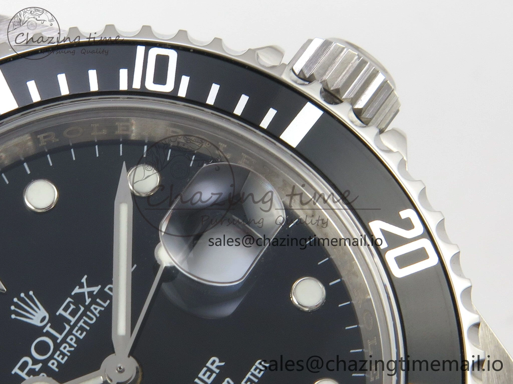 Submariner 40mm 16610 LN Black Ceramic TWF 1:1 Best Edition on Bracelet SH3135