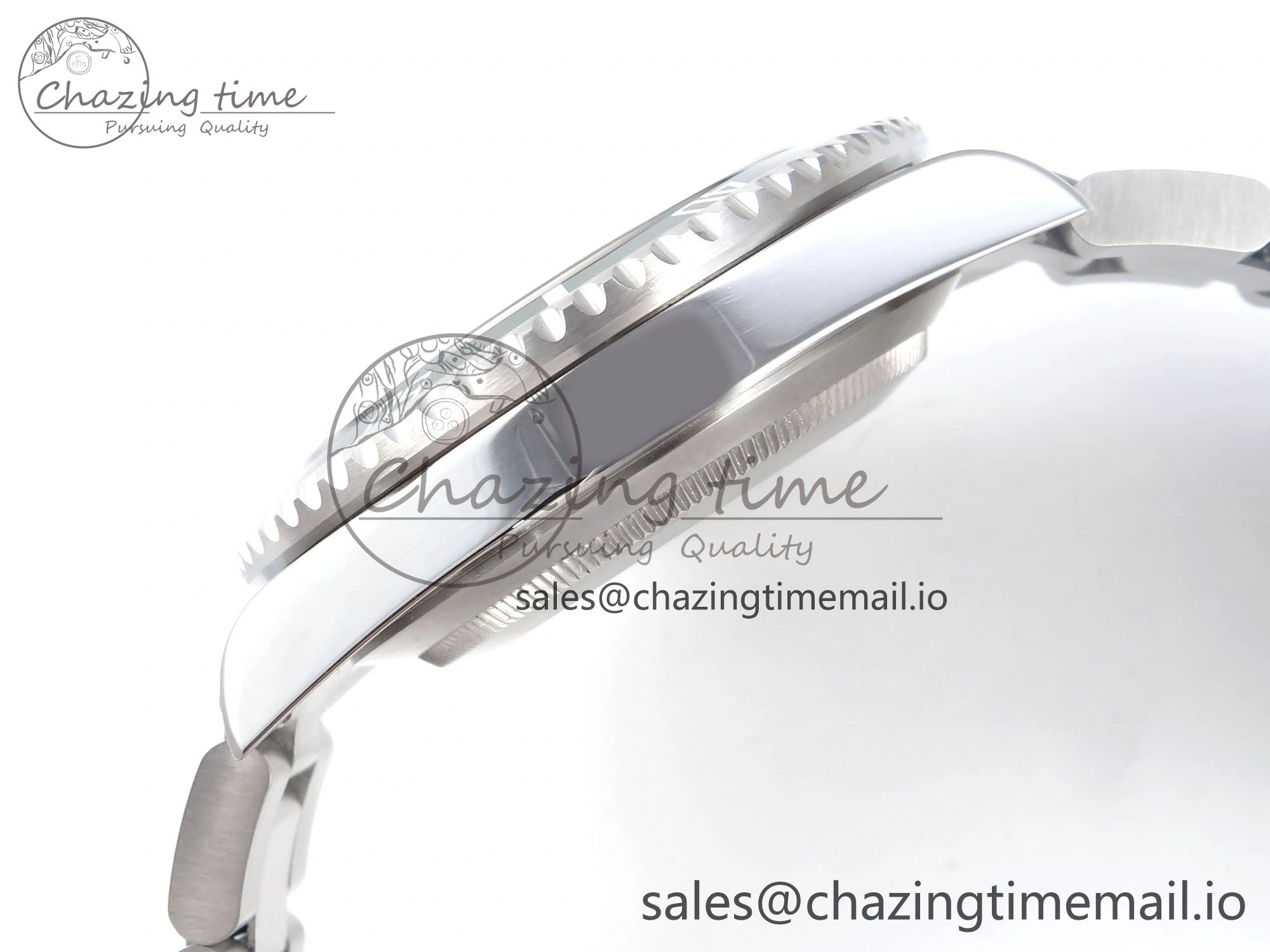 Submariner 40mm 16610 LV Green Ceramic TWF 1:1 Best Edition on Bracelet SH3135 (NO REHAUT ENGRAVING)