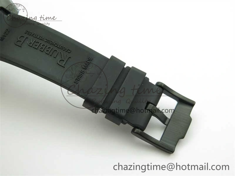 Submariner 40mm Black Ceramic 5GF Best Edition Cream Dial on Black Rubber Strap SA3135