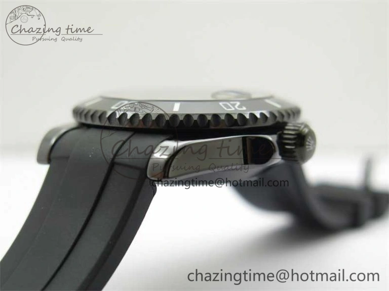 Submariner 40mm Black Ceramic 5GF Best Edition Starry Painting Dial on Black Rubber Strap SA3135
