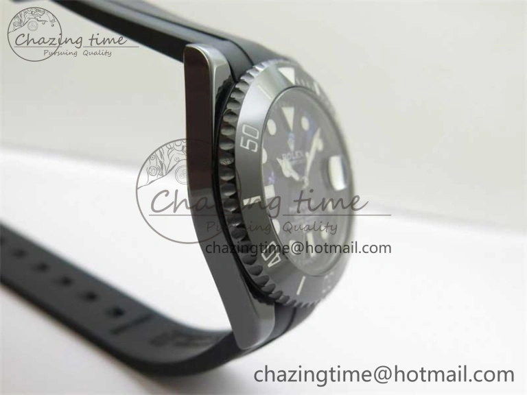 Submariner 40mm Black Ceramic 5GF Best Edition Starry Painting Dial on Black Rubber Strap SA3135