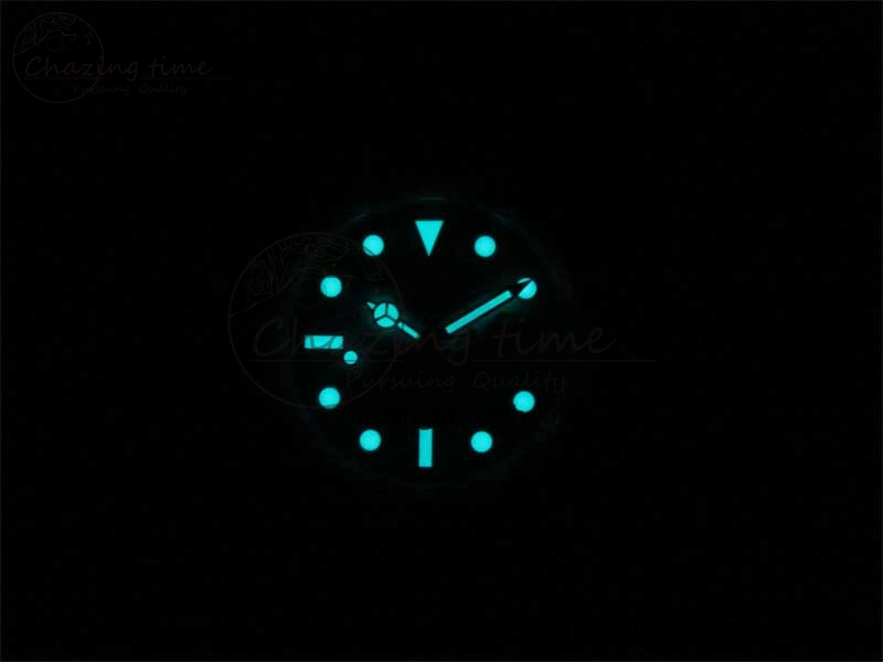 Submariner 40mm White Ceramic 5GF Best Edition White Red Dial on Red Rubber Strap SA3135