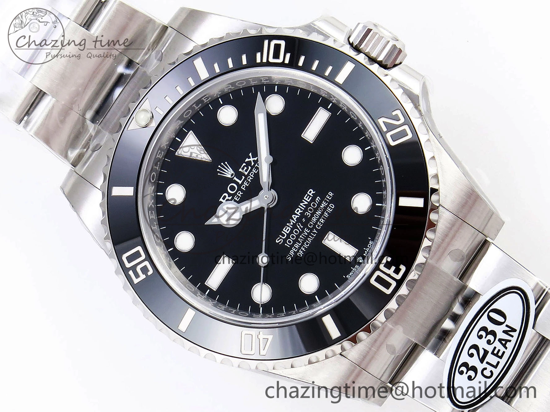 Submariner 41mm 124060 No Date 904L Steel Clean 1:1 Best Edition VR3230