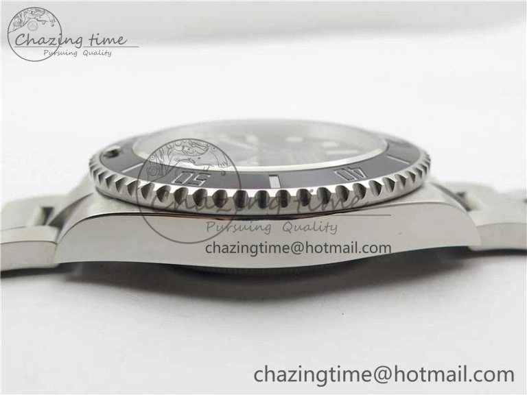 Submariner 41mm 124060 No Date 904L Steel ROF 1:1 Best Edition Black Dial On SS Bracelet A2824