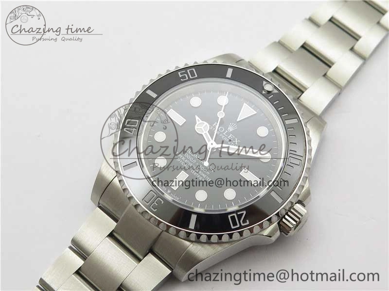 Submariner 41mm 124060 No Date 904L Steel ROF 1:1 Best Edition Black Dial On SS Bracelet A2824