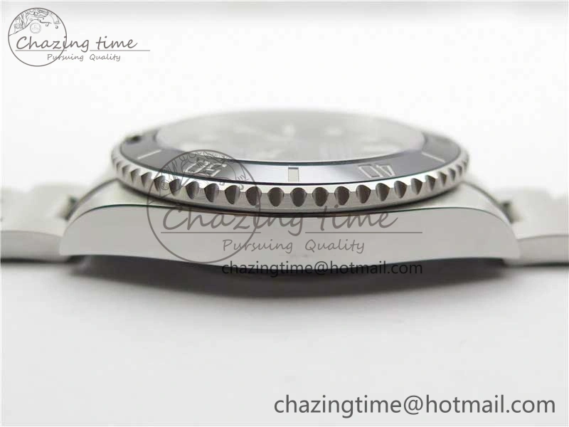 Submariner 41mm 124060 No Date EWF Black Dial on SS Bracelet A3235