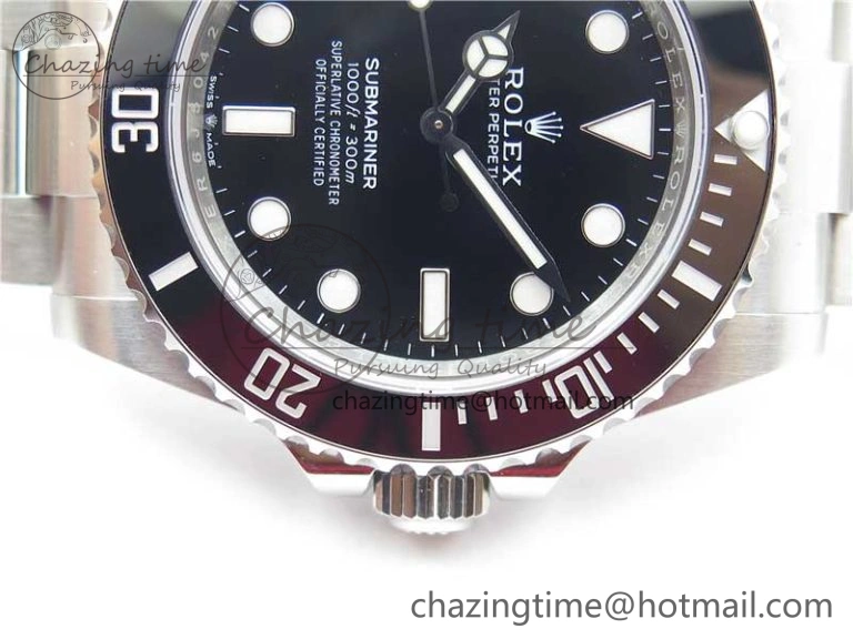 Submariner 41mm 124060 No Date EWF Black Dial on SS Bracelet A3235