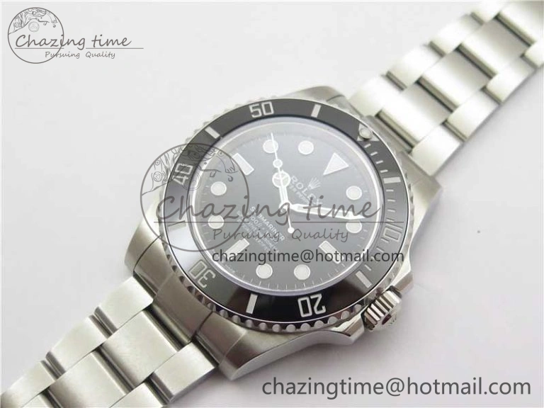 Submariner 41mm 124060 No Date EWF Black Dial on SS Bracelet A3235