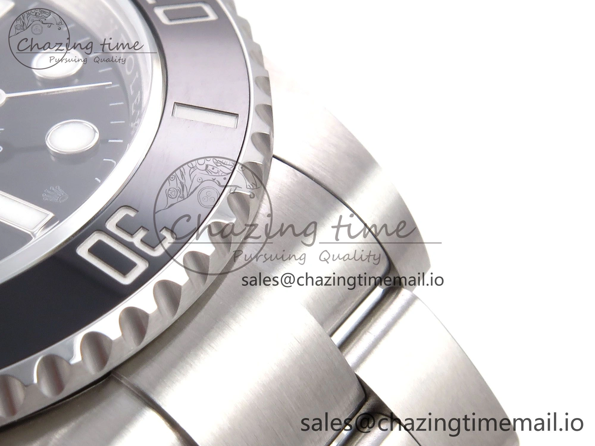Submariner 41mm 124060 No Date SS EWEF Best Edition Black Dial on SS Bracelet A3230
