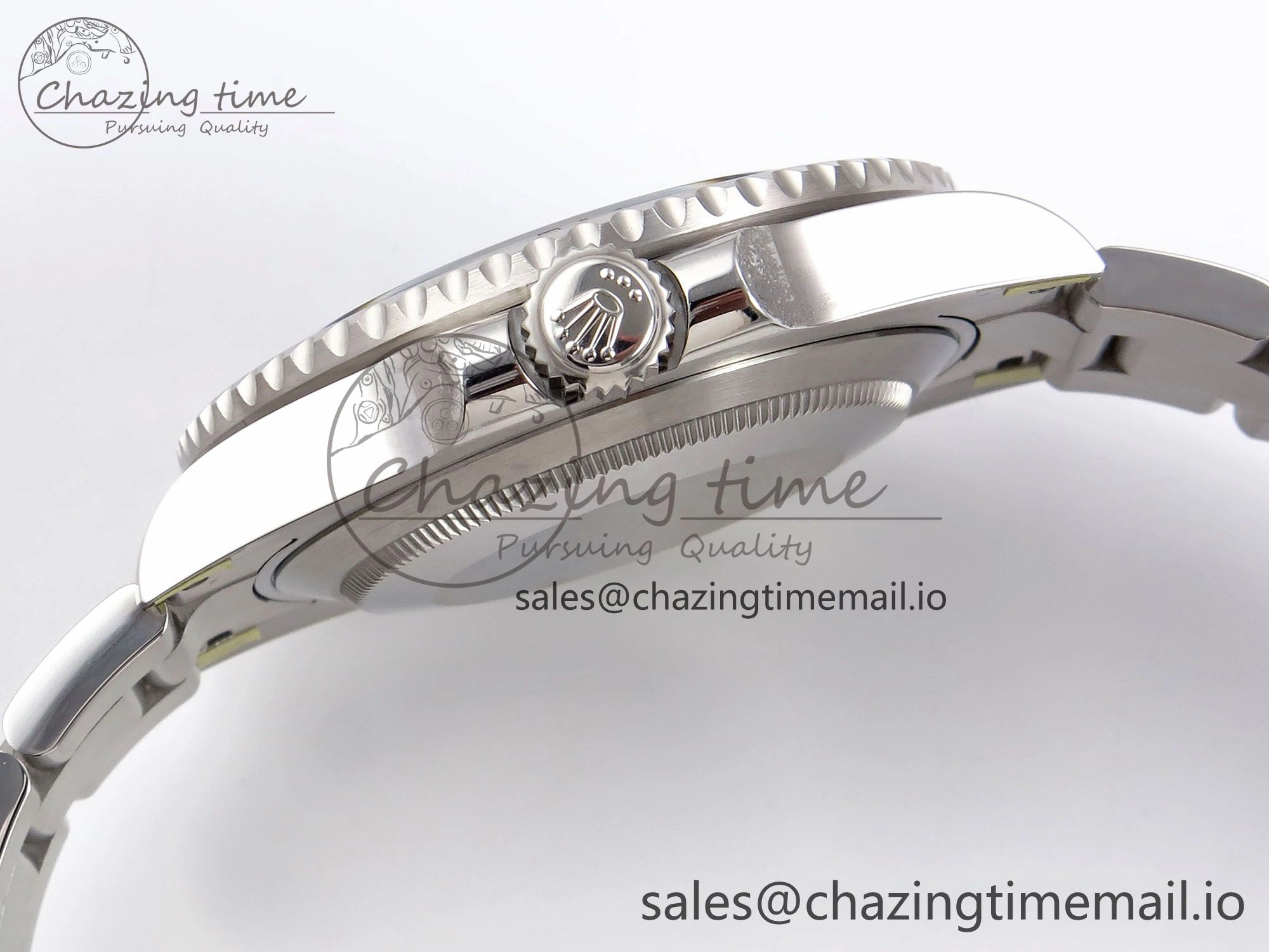 Submariner 41mm 124060 No Date SS EWEF Best Edition Black Dial on SS Bracelet A3230