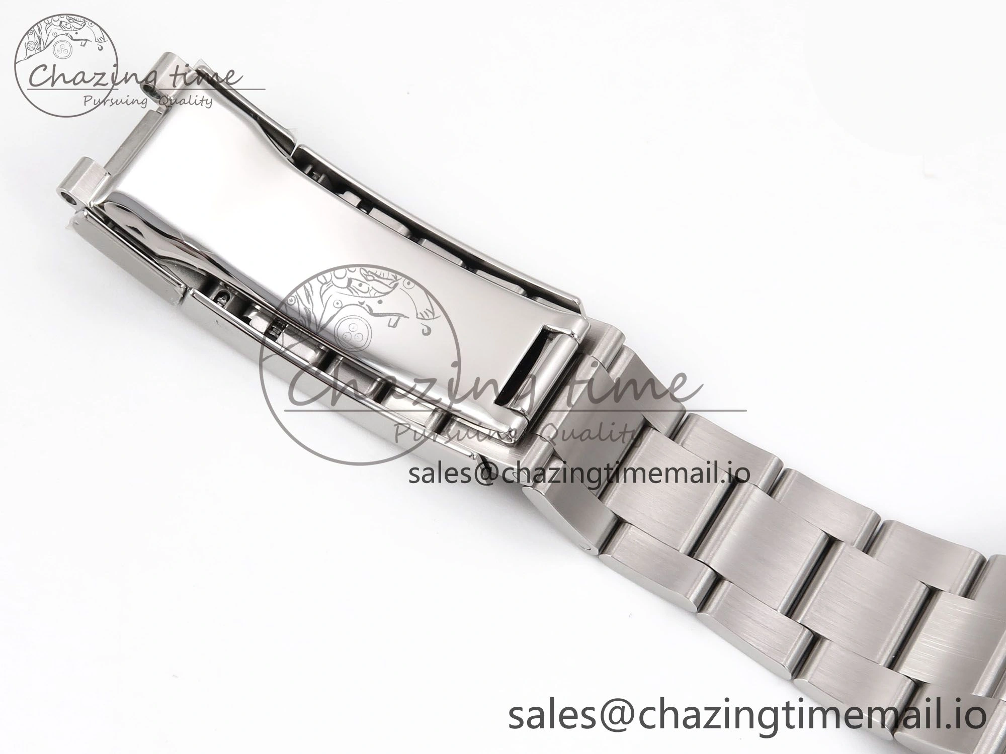 Submariner 41mm 124060 No Date SS EWEF Best Edition Black Dial on SS Bracelet A3230