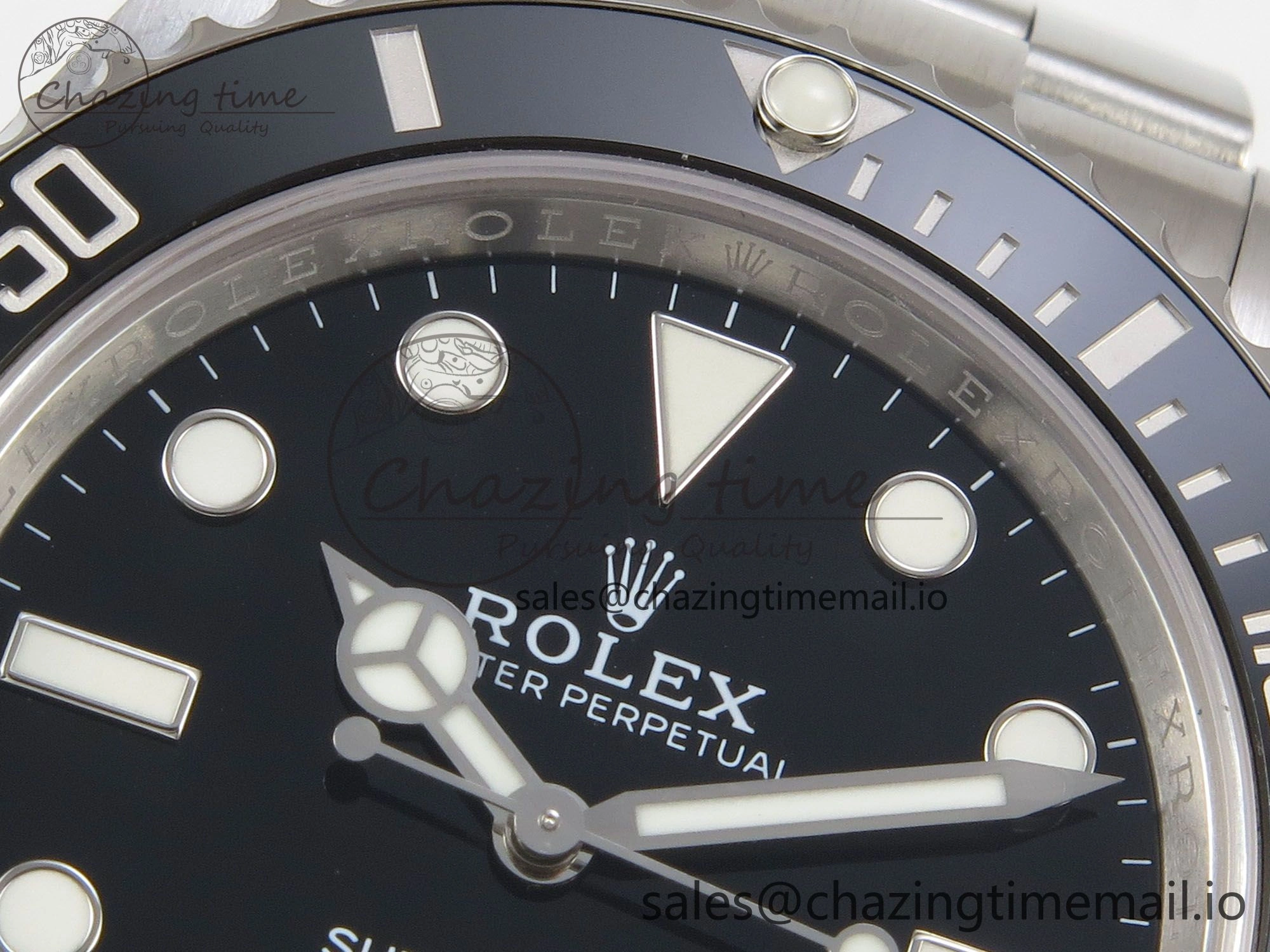 Submariner 41mm 124060 No Date THBF 904L Black Ceramic 1:1 Best Edition on SS Bracelet SH3230