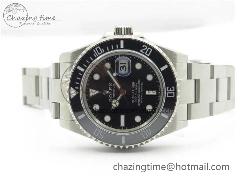 Submariner 41mm 126610 LN 904L Steel ROF 1:1 Best Edition Black Dial On SS Bracelet A2824