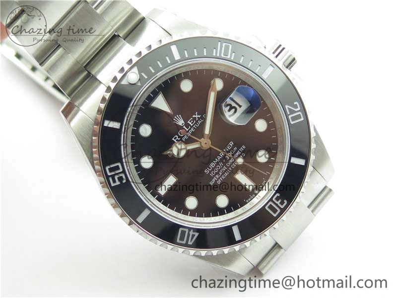 Submariner 41mm 126610 LN 904L Steel ROF 1:1 Best Edition Black Dial On SS Bracelet A2824