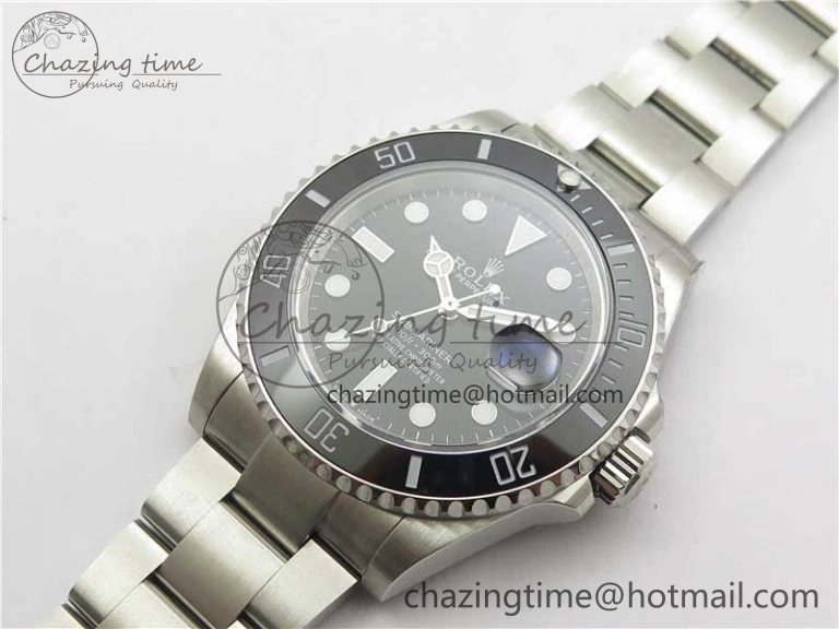 Submariner 41mm 126610 LN 904L Steel ROF 1:1 Best Edition Black Dial On SS Bracelet A2824