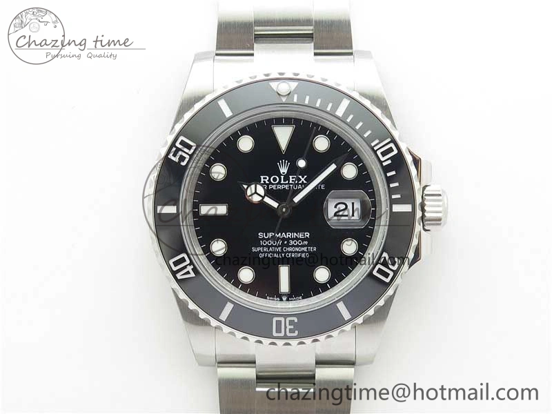 Submariner 41mm 126610 LN BP Maker Black Dial on SS Bracelet A2813