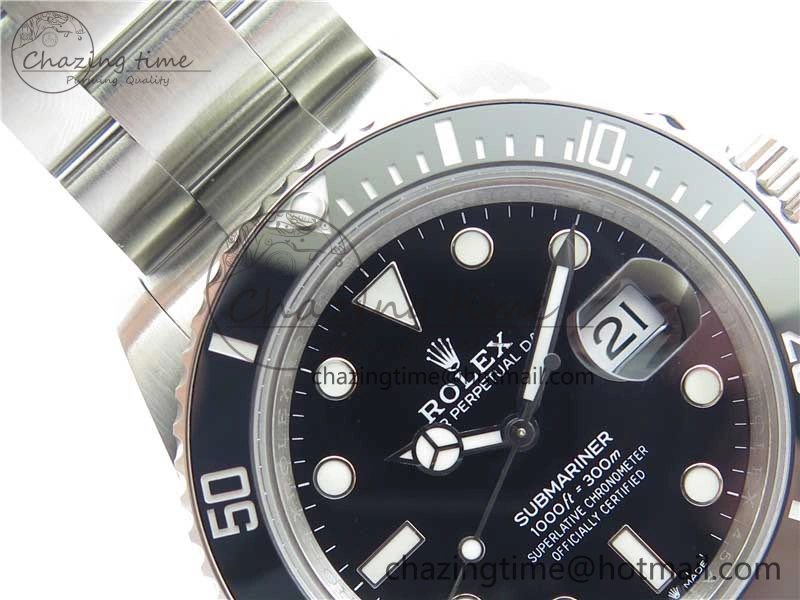 Submariner 41mm 126610 LN BP Maker Black Dial on SS Bracelet A2813