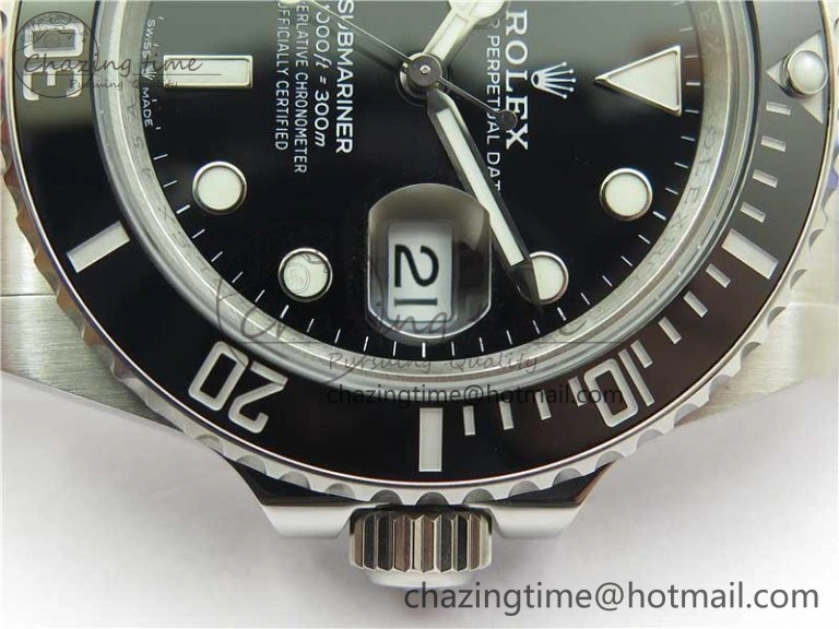 Submariner 41mm 126610 LN BP Maker Black Dial on SS Bracelet A3235