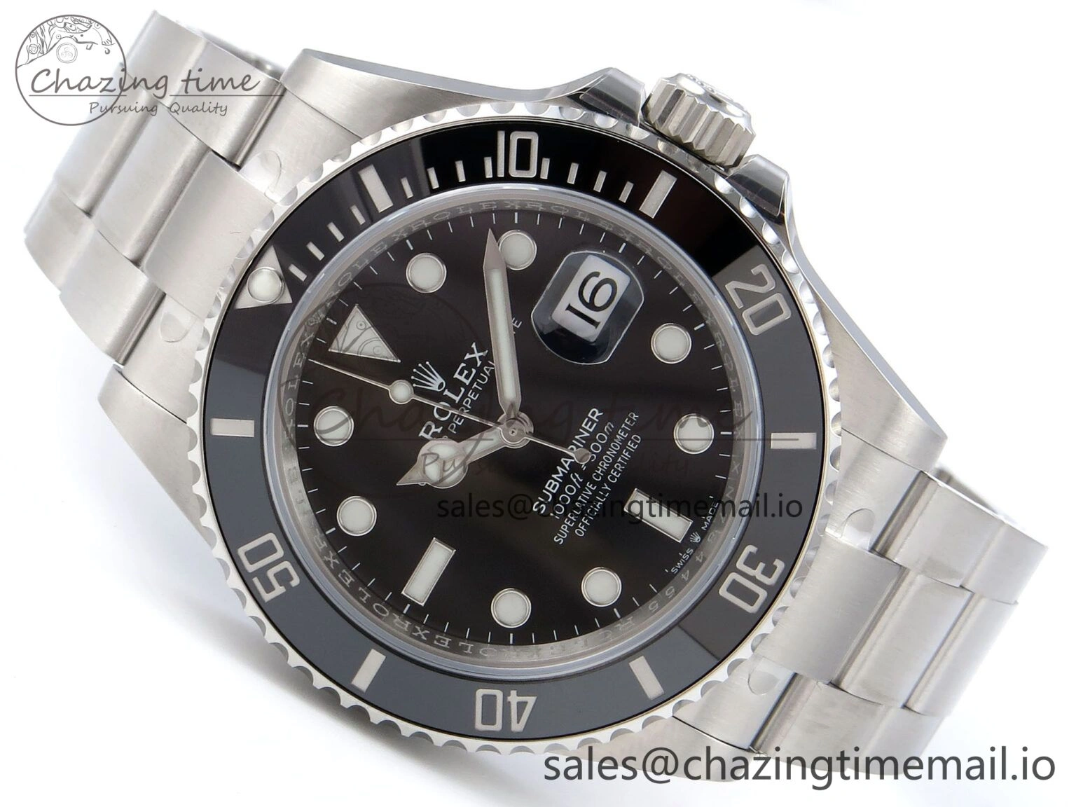 Submariner 41mm 126610 LN Black 904L Steel QF+ 1:1 Best Edition VR3235