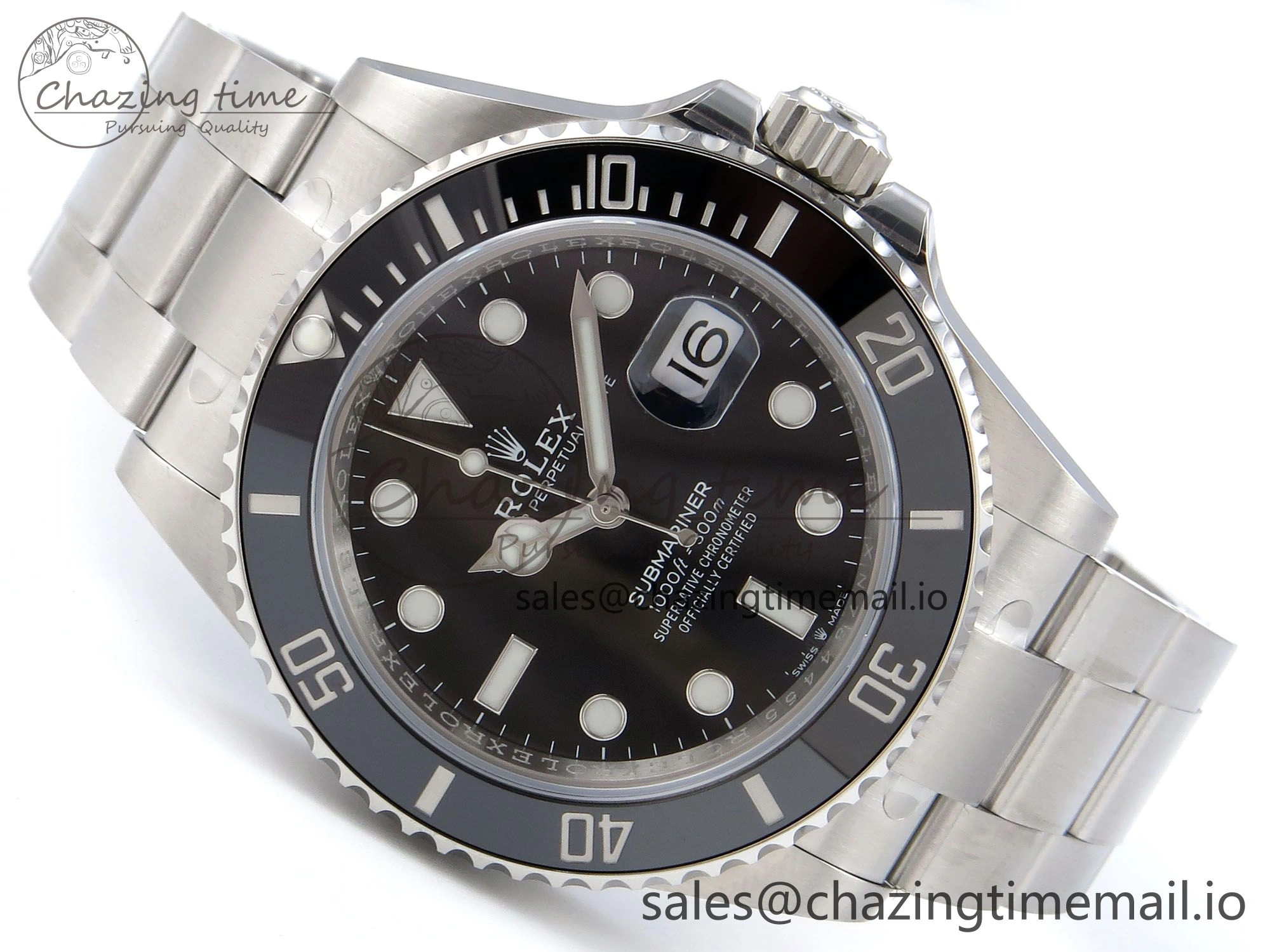 Submariner 41mm 126610 LN Black 904L Steel QF+ 1:1 Best Edition VR3235