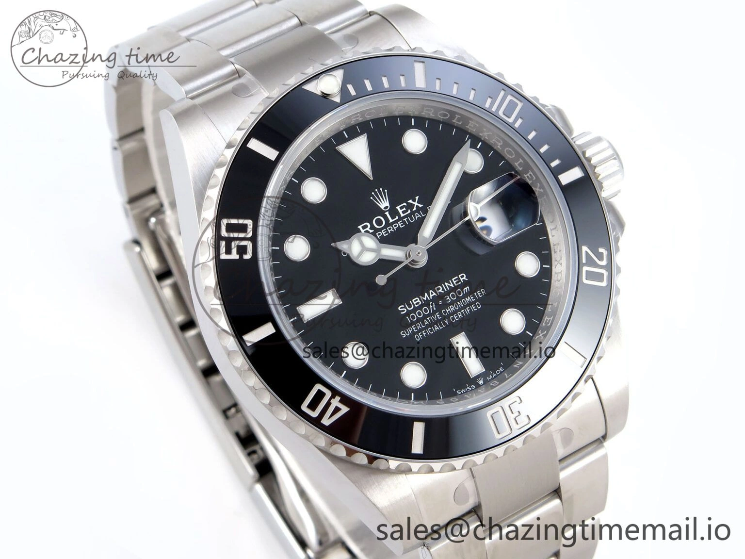Submariner 41mm 126610 LN Black 904L Steel QF+ 1:1 Best Edition VR3235