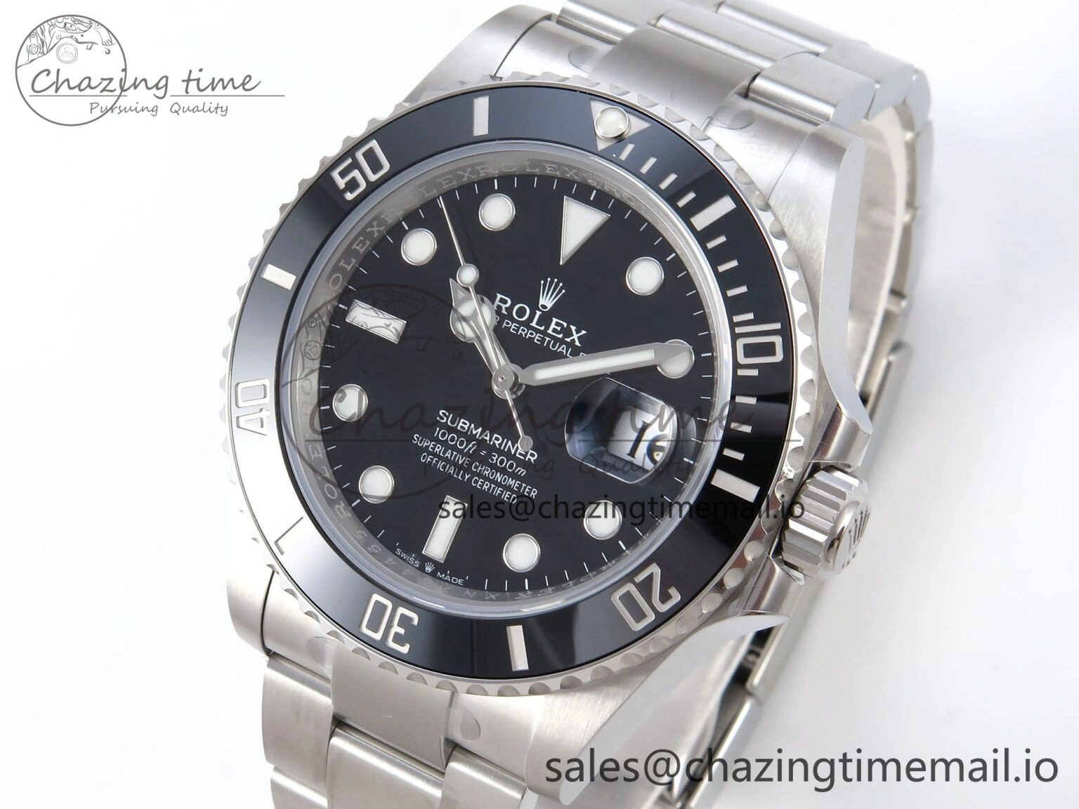 Submariner 41mm 126610 LN Black 904L Steel QF+ 1:1 Best Edition VR3235