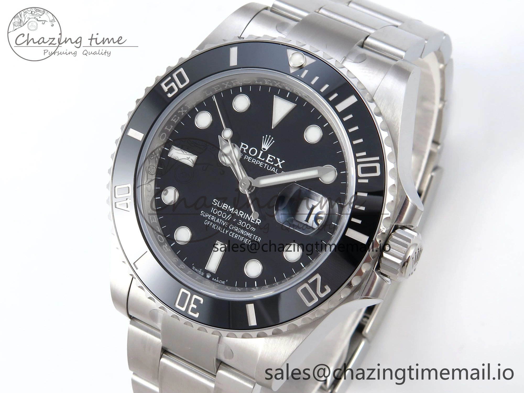 Submariner 41mm 126610 LN Black 904L Steel QF+ 1:1 Best Edition VR3235
