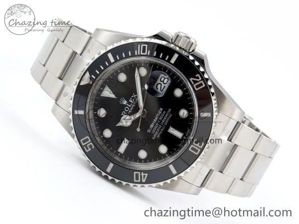 Submariner 41mm 126610 LN Black Ceramic 904L Steel Clean 1:1 Best Edition VR3235
