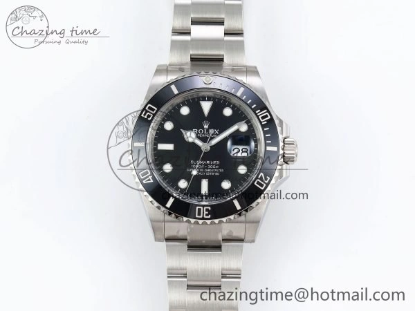 Submariner 41mm 126610 LN Black Ceramic 904L Steel Clean 1:1 Best Edition VR3235
