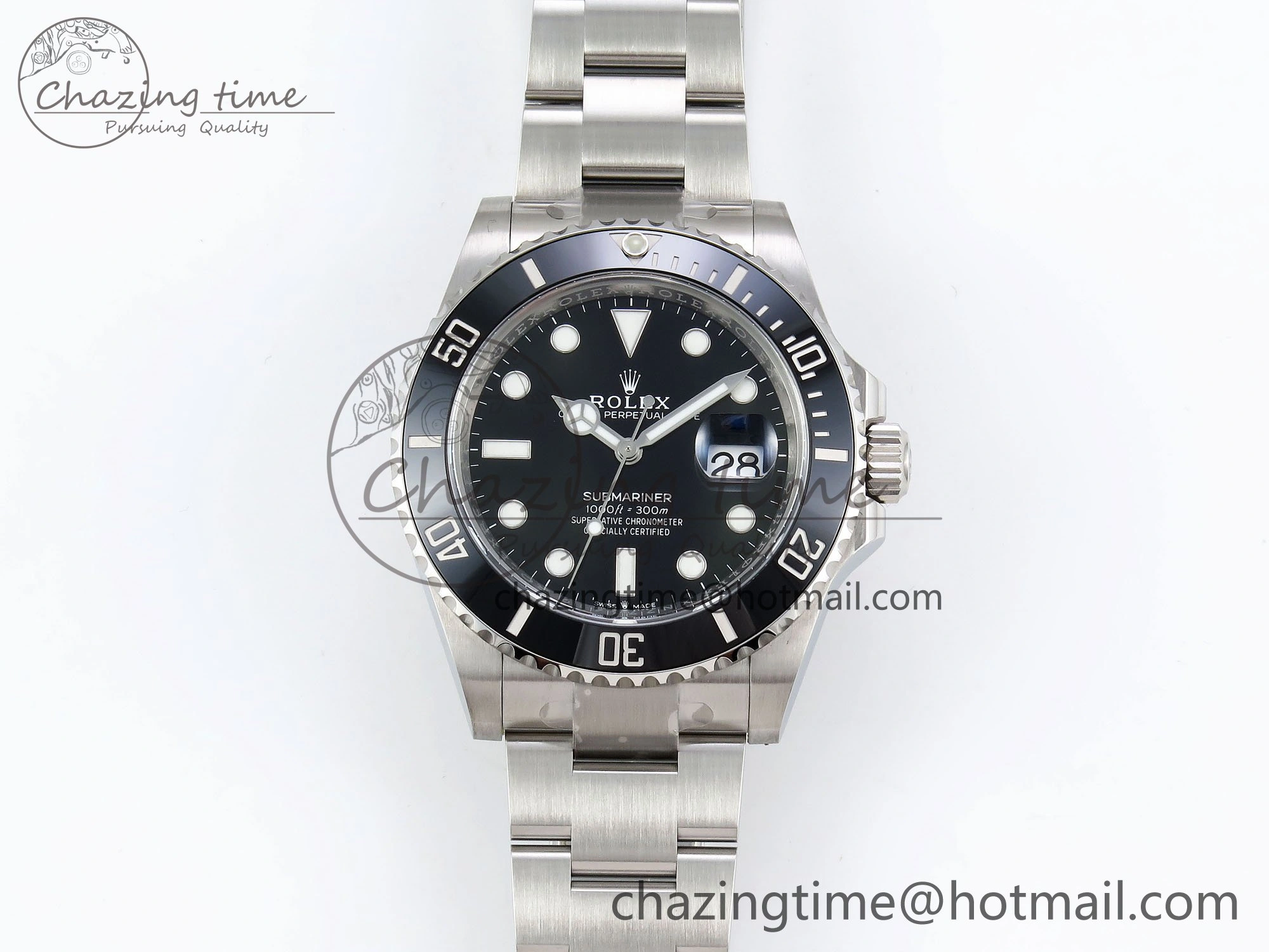 Submariner 41mm 126610 LN Black Ceramic 904L Steel Clean 1:1 Best Edition VR3235