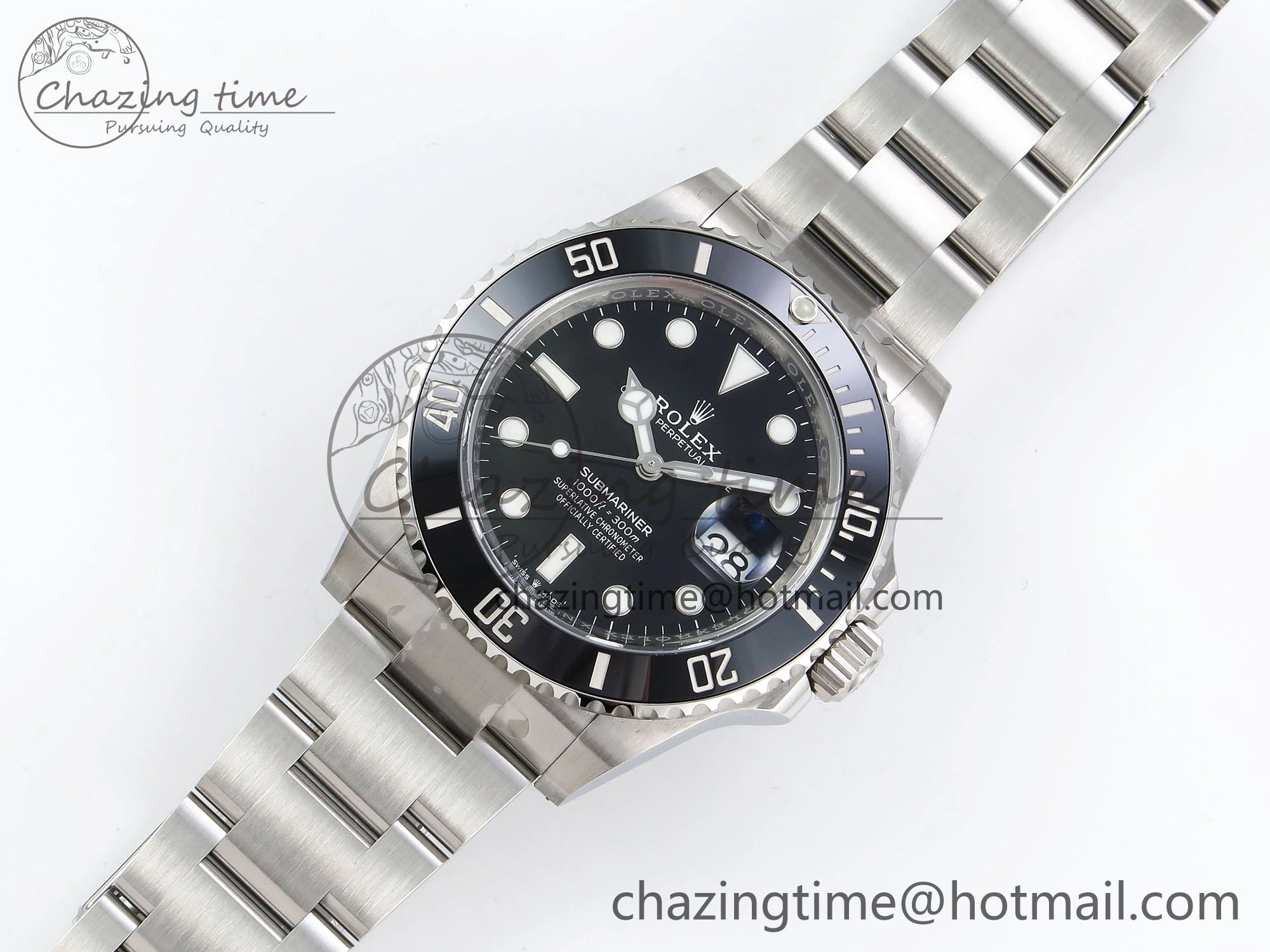 Submariner 41mm 126610 LN Black Ceramic 904L Steel Clean 1:1 Best Edition VR3235