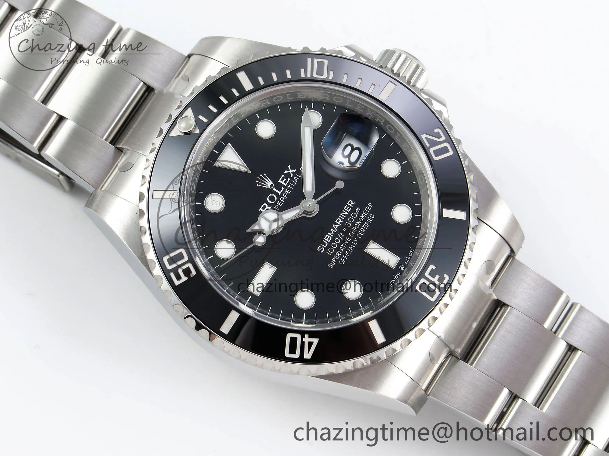 Submariner 41mm 126610 LN Black Ceramic 904L Steel Clean 1:1 Best Edition VR3235