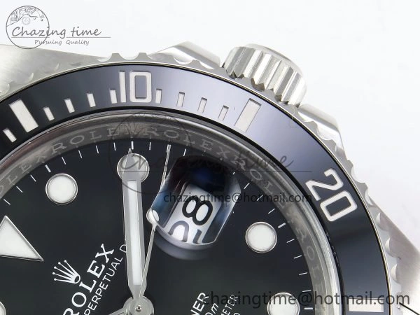 Submariner 41mm 126610 LN Black Ceramic 904L Steel Clean 1:1 Best Edition VR3235