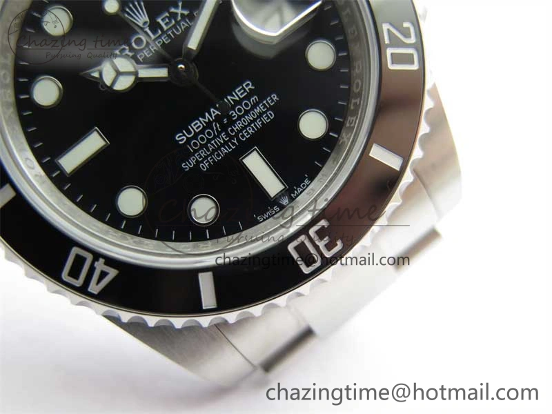 Submariner 41mm 126610 LN Black Ceramic 904L Steel MIF 1:1 Best Edition VR3235