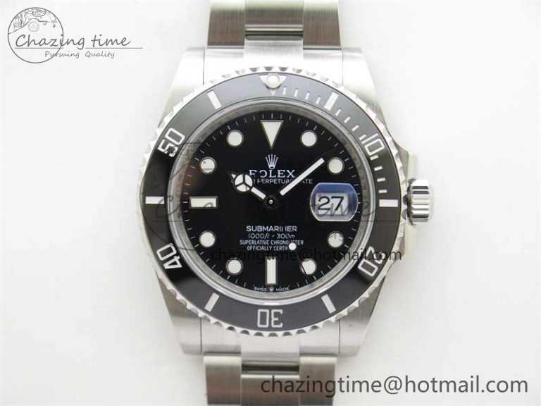 Submariner 41mm 126610 LN Black Ceramic 904L Steel MIF 1:1 Best Edition VR3235
