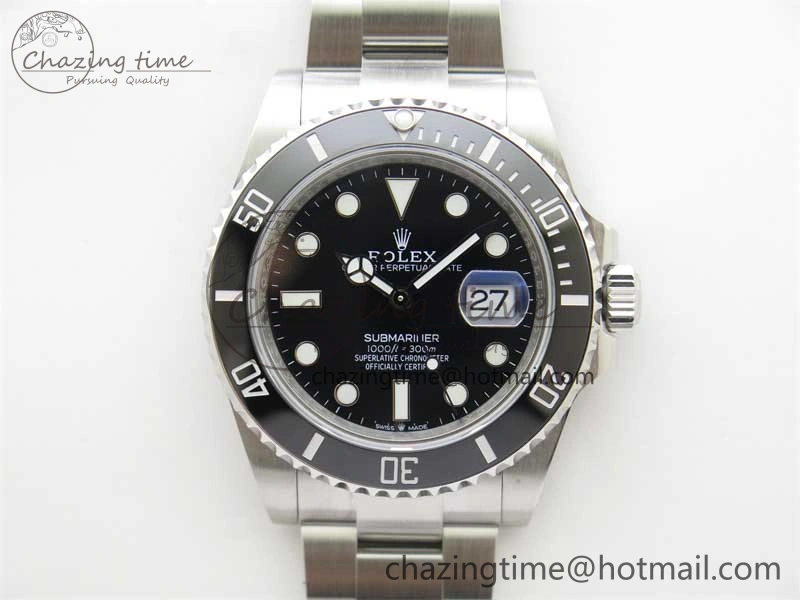 Submariner 41mm 126610 LN Black Ceramic 904L Steel MIF 1:1 Best Edition VR3235