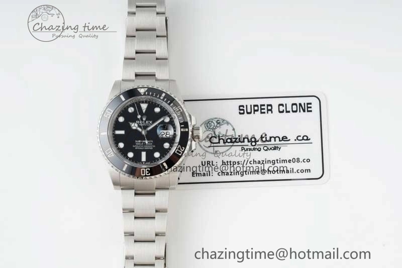 Submariner 41mm 126610 LN Black Ceramic 904L Steel NTF 1:1 Best Edition VR3235