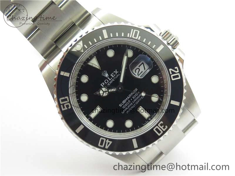 Submariner 41mm 126610 LN Black Ceramic 904L Steel RF 1:1 Best Edition RF3235