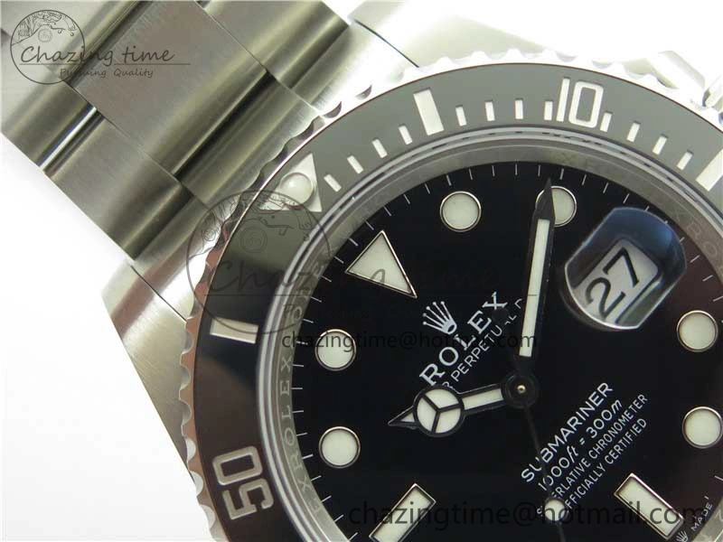 Submariner 41mm 126610 LN Black Ceramic 904L Steel RF 1:1 Best Edition RF3235