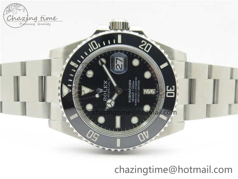 Submariner 41mm 126610 LN Black Ceramic 904L Steel RF 1:1 Best Edition RF3235