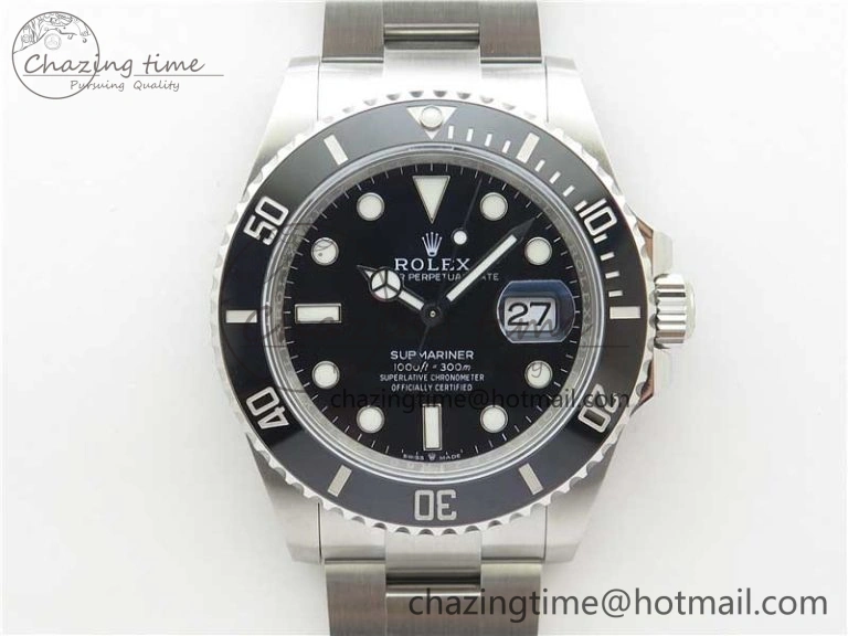 Submariner 41mm 126610 LN Black Ceramic 904L Steel RF 1:1 Best Edition RF3235