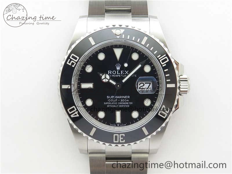 Submariner 41mm 126610 LN Black Ceramic 904L Steel RF 1:1 Best Edition RF3235