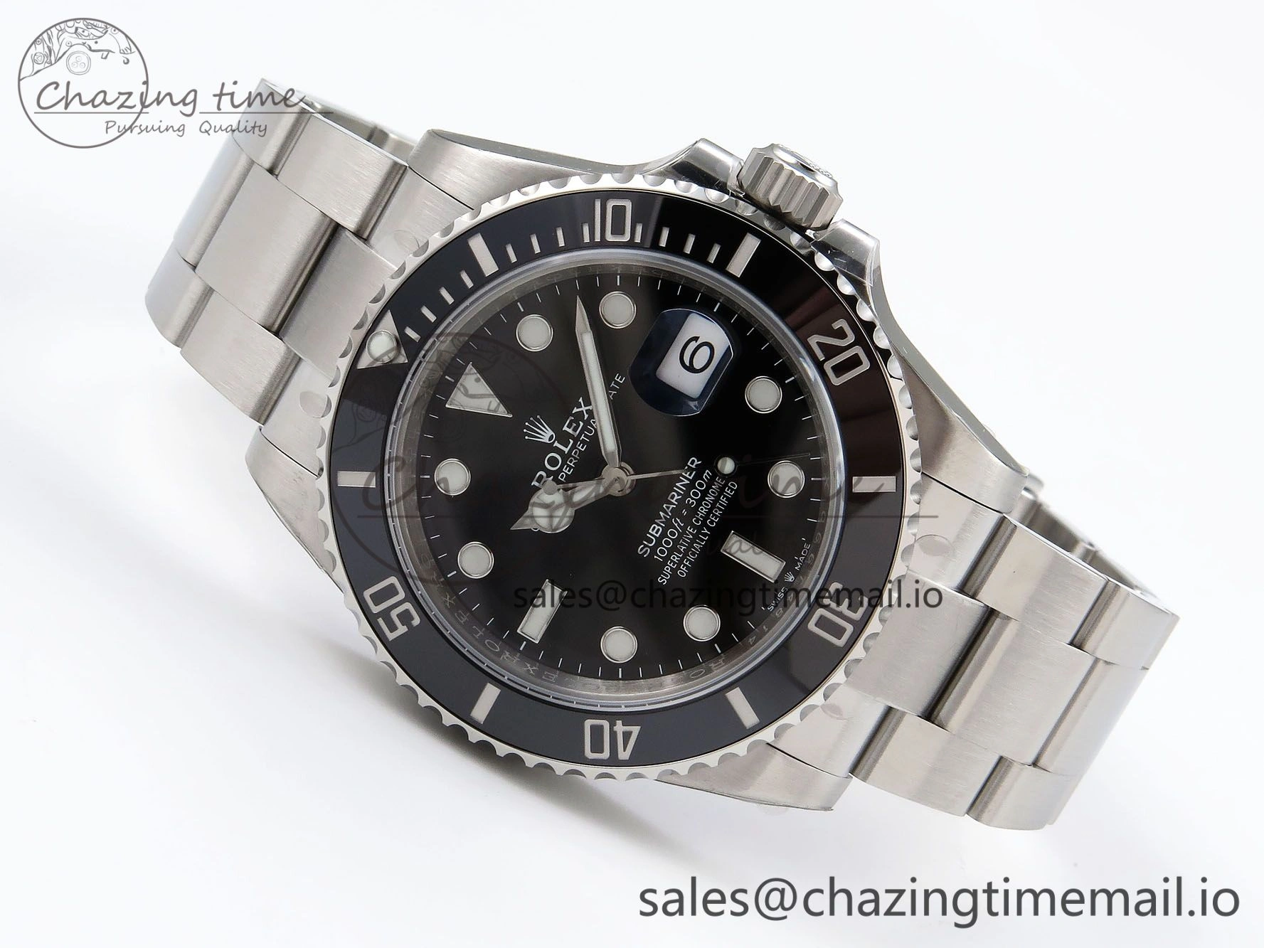Submariner 41mm 126610 LN Black Ceramic 904L Steel VSF 1:1 Best Edition VS3235